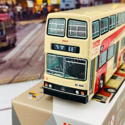 Tiny 微影 148 KMB MERCEDES-BENZ O305 (68 Un Long元朗) 九巴平治 O305「車王色」KMB2020010