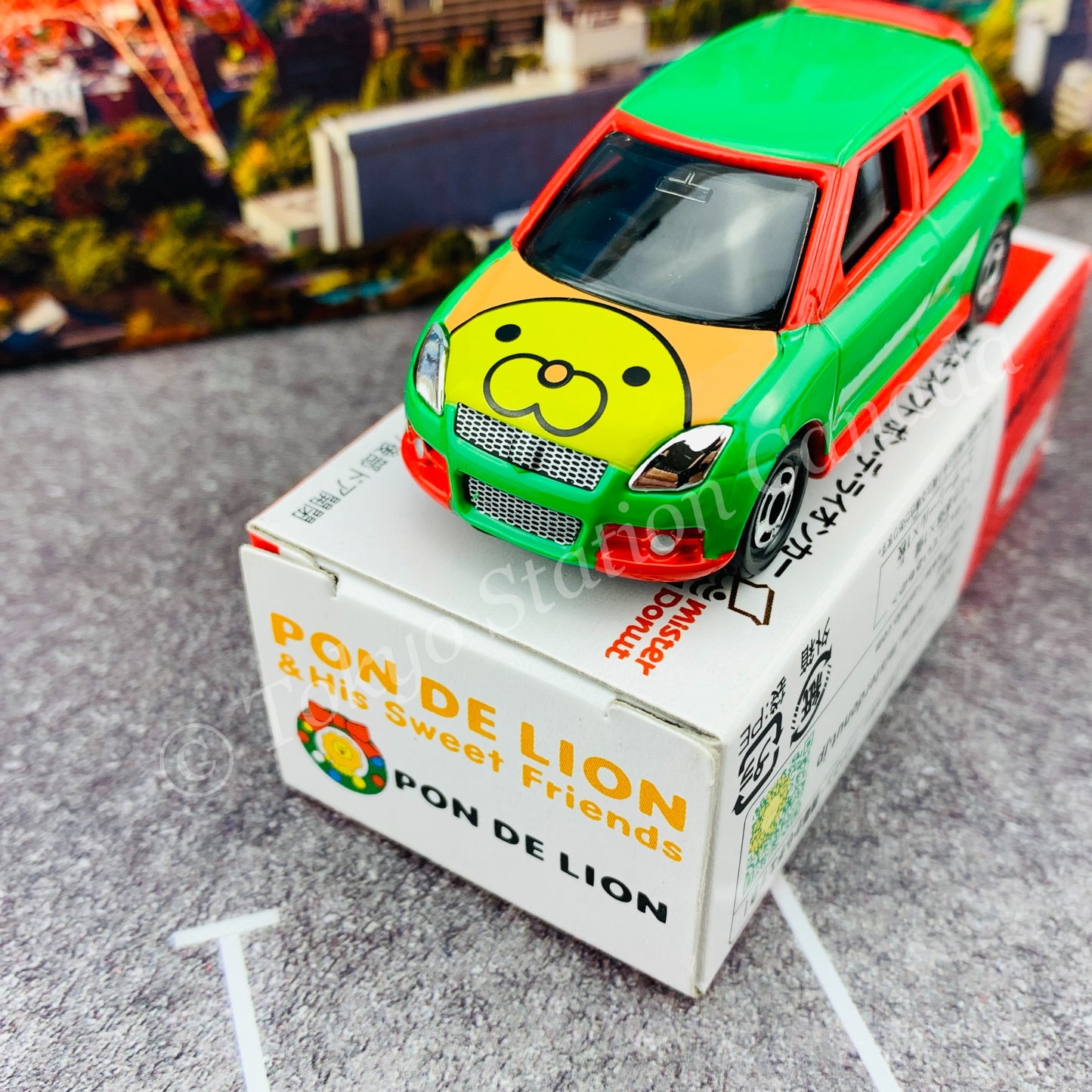 TOMICA x PON DE LION & His Sweet Friends - PON DE LION (SUZUKI SWIFT SPORT Presented by Mister Donut