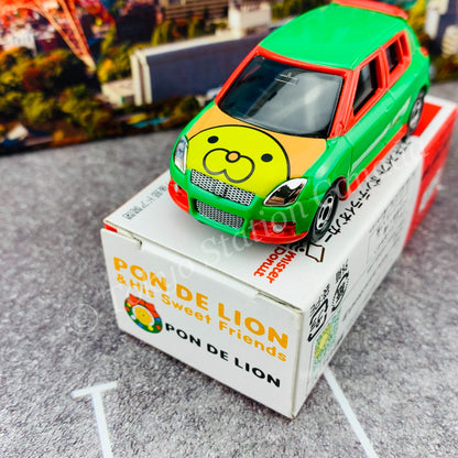 TOMICA x PON DE LION & His Sweet Friends - PON DE LION (SUZUKI SWIFT SPORT Presented by Mister Donut