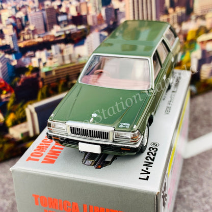 Tomytec Limited Vintage Neo 1/64 Nissan Cedric Van Ground Self-Defense Force Business Vehicle No. 1 陸上自衛隊業務車1号  LV-N223a