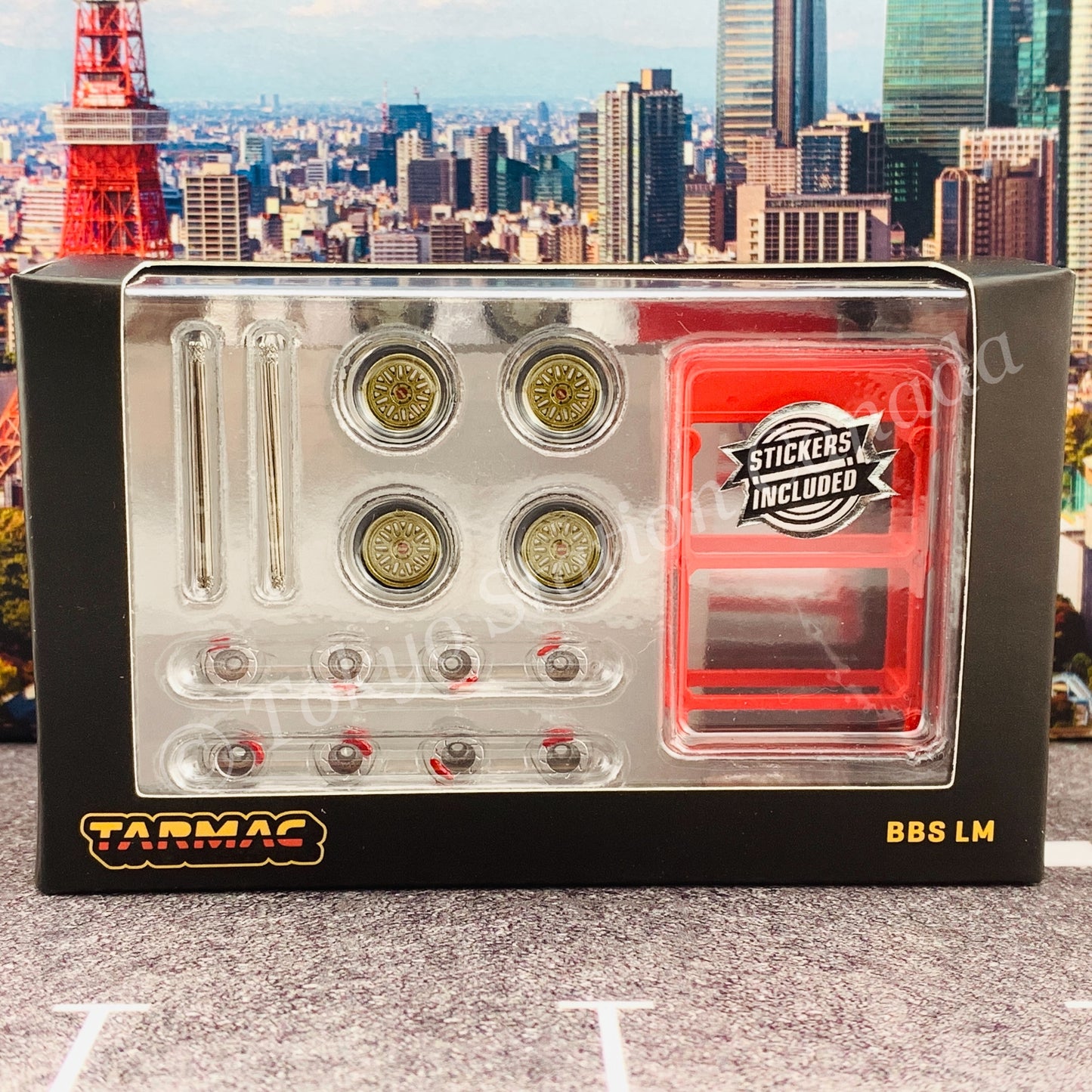 TARMAC WORKS PARTS64 1/64 BBS LM Gold T64W-001-CE
