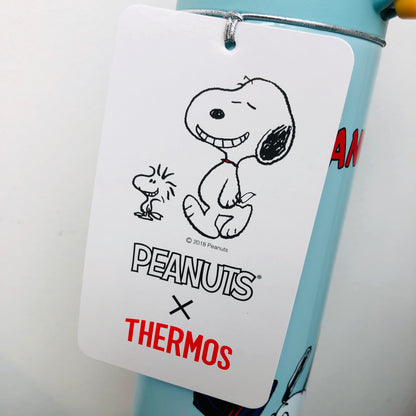 Thermos Japan x Peanuts Vaccum Insulated Bottle 0.4L Blue JNI-401PL (MBL)