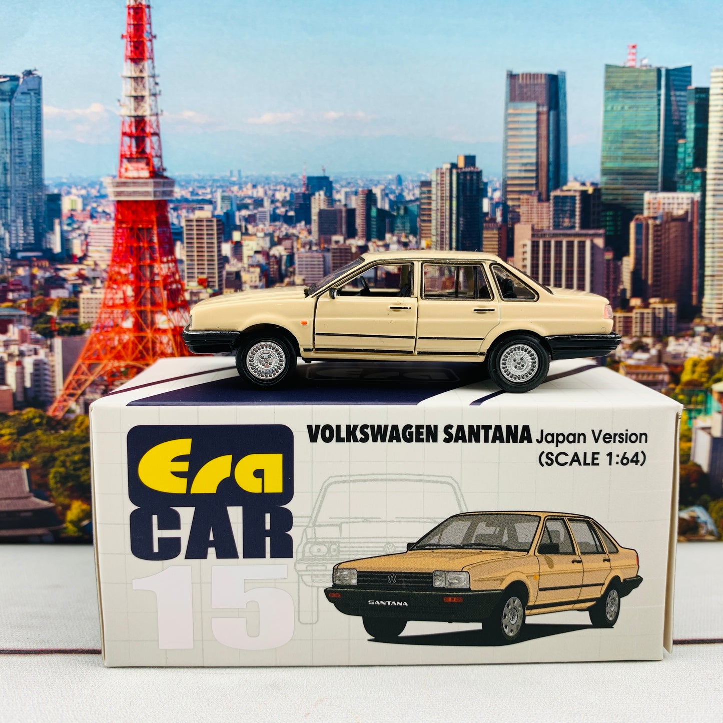 ERA CAR 15 1/64 Volkswagen Santana Japan Version VW20CAMRN15