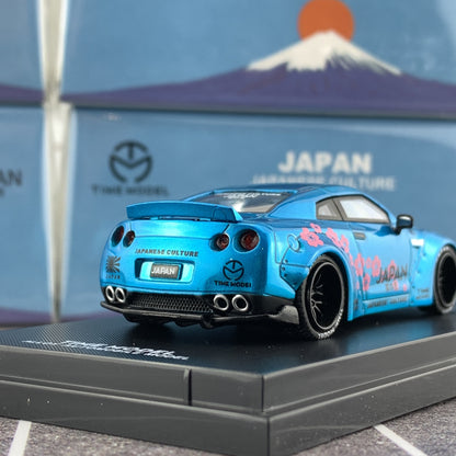 TIME MODEL 1/64 Japanese Culture Sukura GTR R35 with Ducktail Wing
