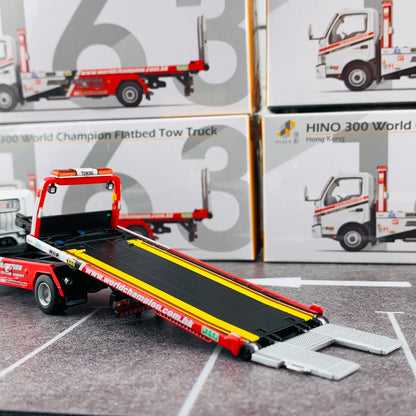 Tiny City 163 - HINO 300 Flatbed Tow Truck 日野300 韋川平板拖車