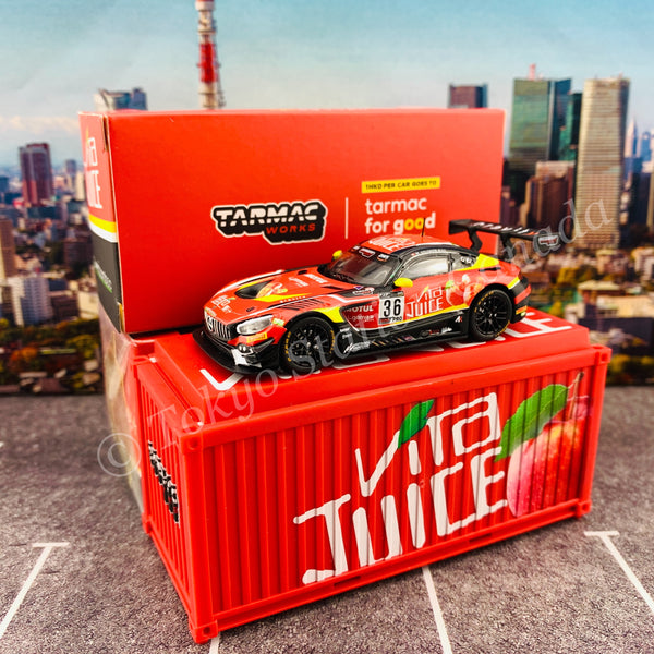 Tarmac Works 1/64 COLLAB64 Mercedes-AMG GT3 GT World Challenge Asia ESPORTS Championship 2020 Matt Solomon (With Container) T64-008-JUICE