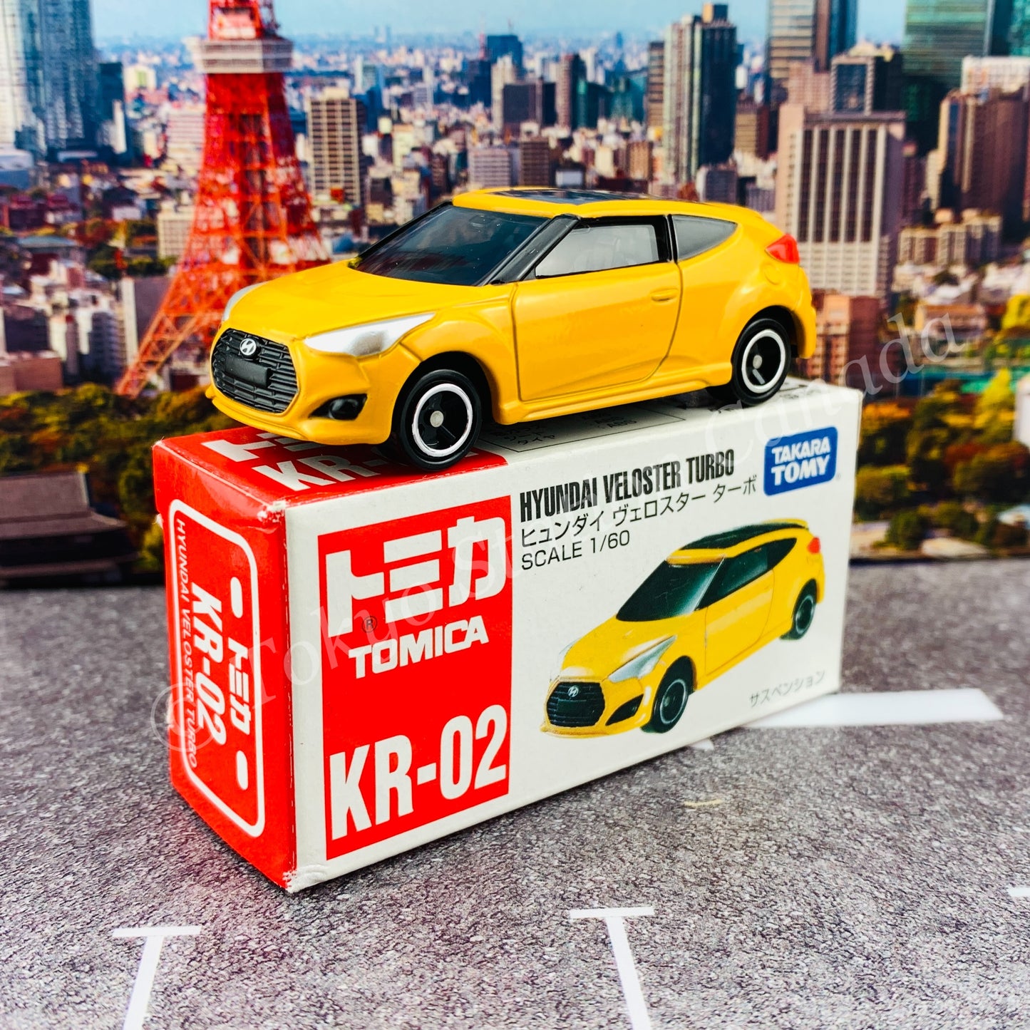 TOMICA KR-02 HYUNDAI VELOSTER TURBO 4904810800231