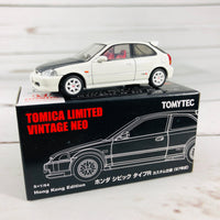 Tomica Limited Vintage Tomytec Hong Kong Edition Honda Civic EK9 Type R White