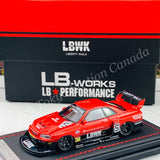 INNO64-R RESIN 1/64 NISSAN SKYLINE "LBWK" (ER34) SUPER SILHOUETTE IN64R-ER34-LBWK