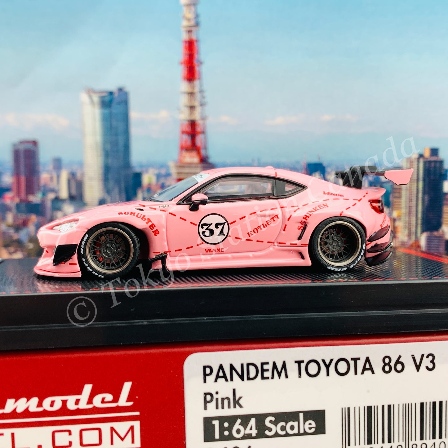 Ignition Model 1/64 PANDEM TOYOTA 86 V3 Pink IG2406