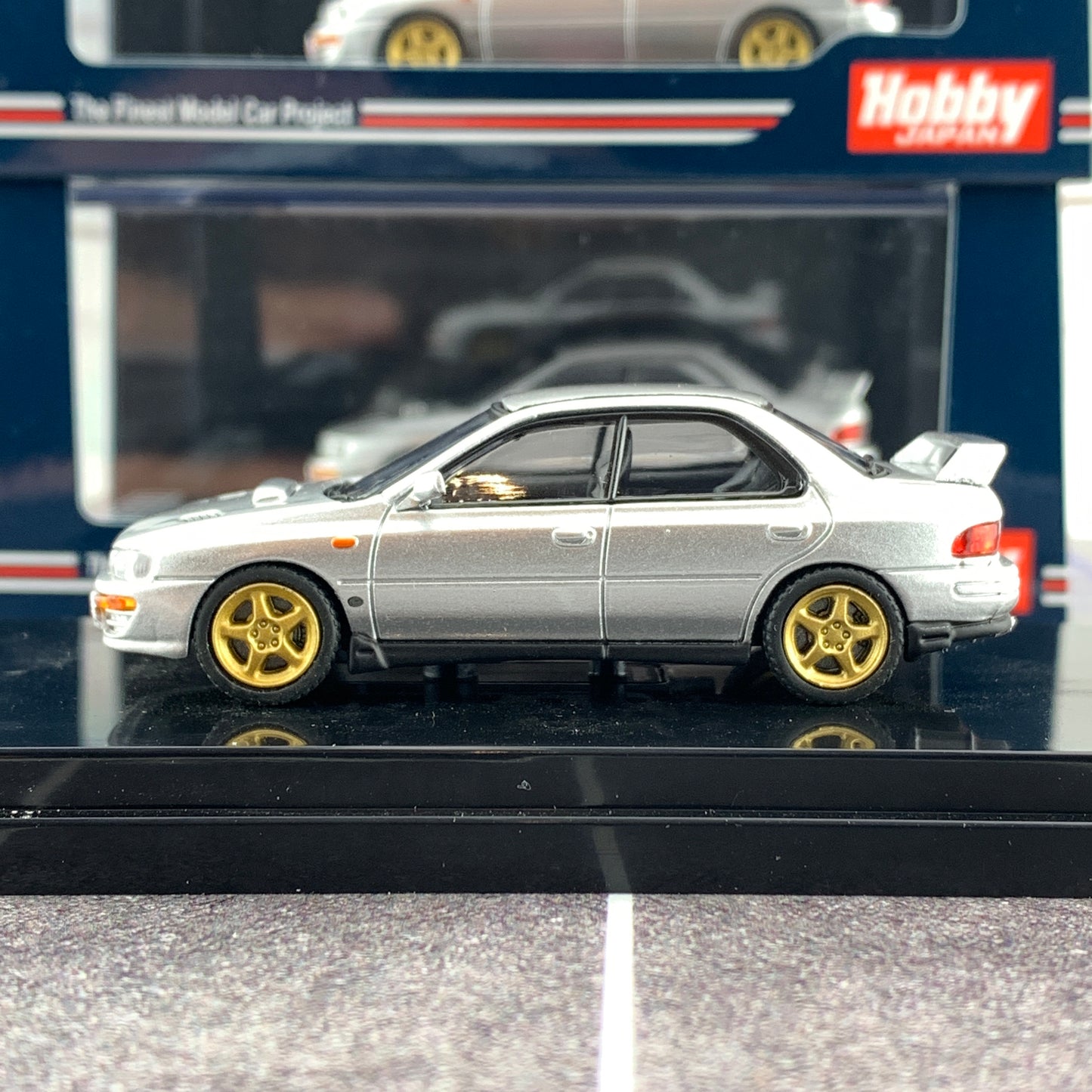 Hobby Japan 1/64 Subaru Impreza WRX GC8 STi Verion II Light Silver HJ641013SS