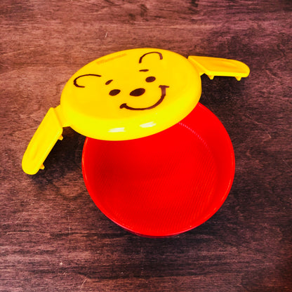 Winnie the Pooh Round Lunch Box Set by SKATER ONWR1