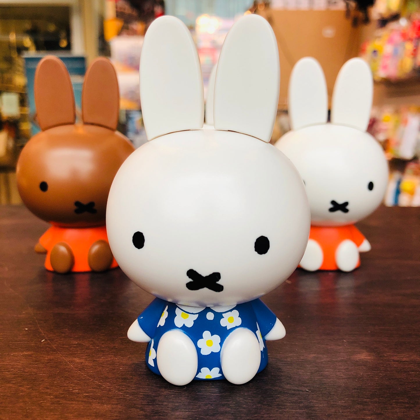 CAPCHARA miffy Figure by Bandai - Blue