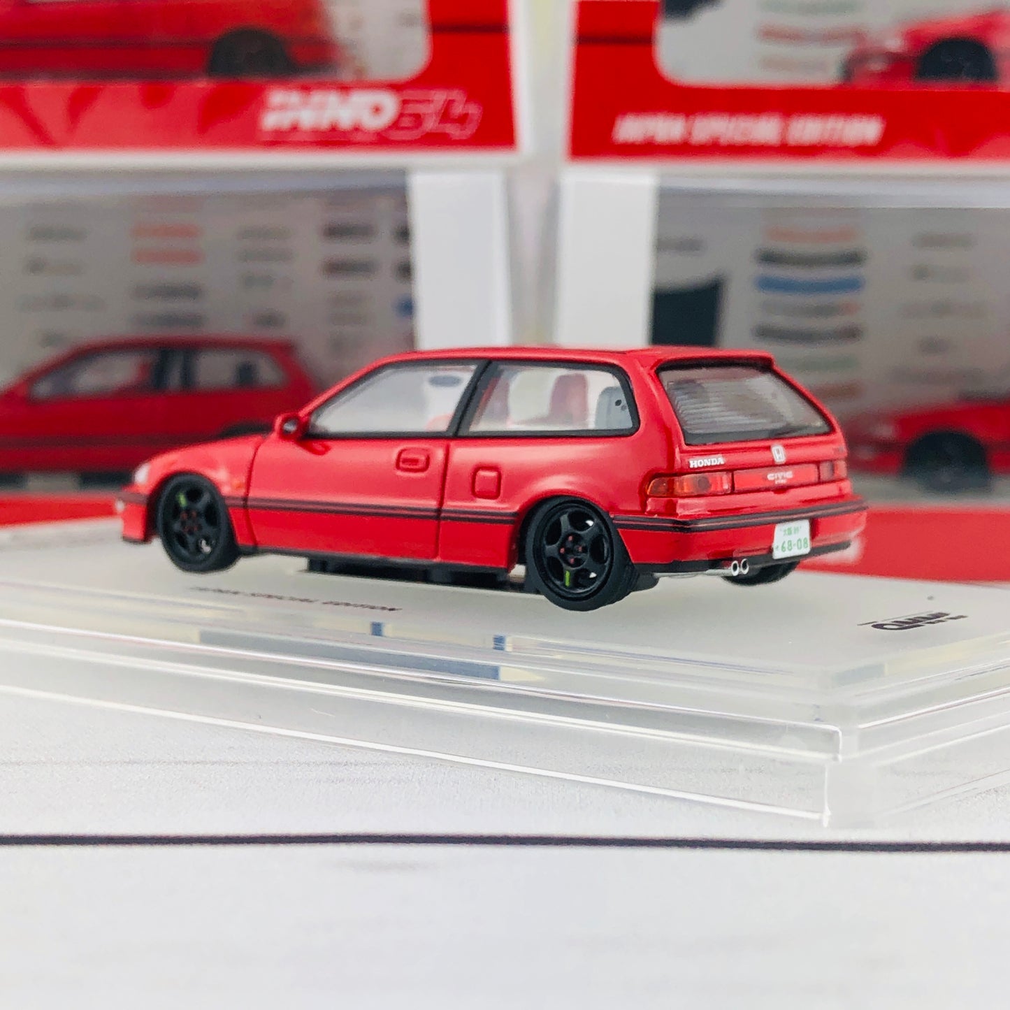 INNO64 HONDA CIVIC EF9 SiR Japan Special Edition IN64-EF9-REDJS