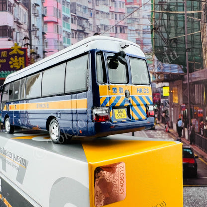 TINY 微影 160 Toyota Coaster Hong Kong Correctional Services (AM3972) 懲 教署 (Scale 1/76) ATC65258