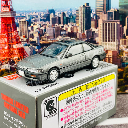 Tomytec Limited Vintage Neo 1/64 Honda Integra 3 Door Coupe XSi 1989 (Gray Metallic) LV-N193d