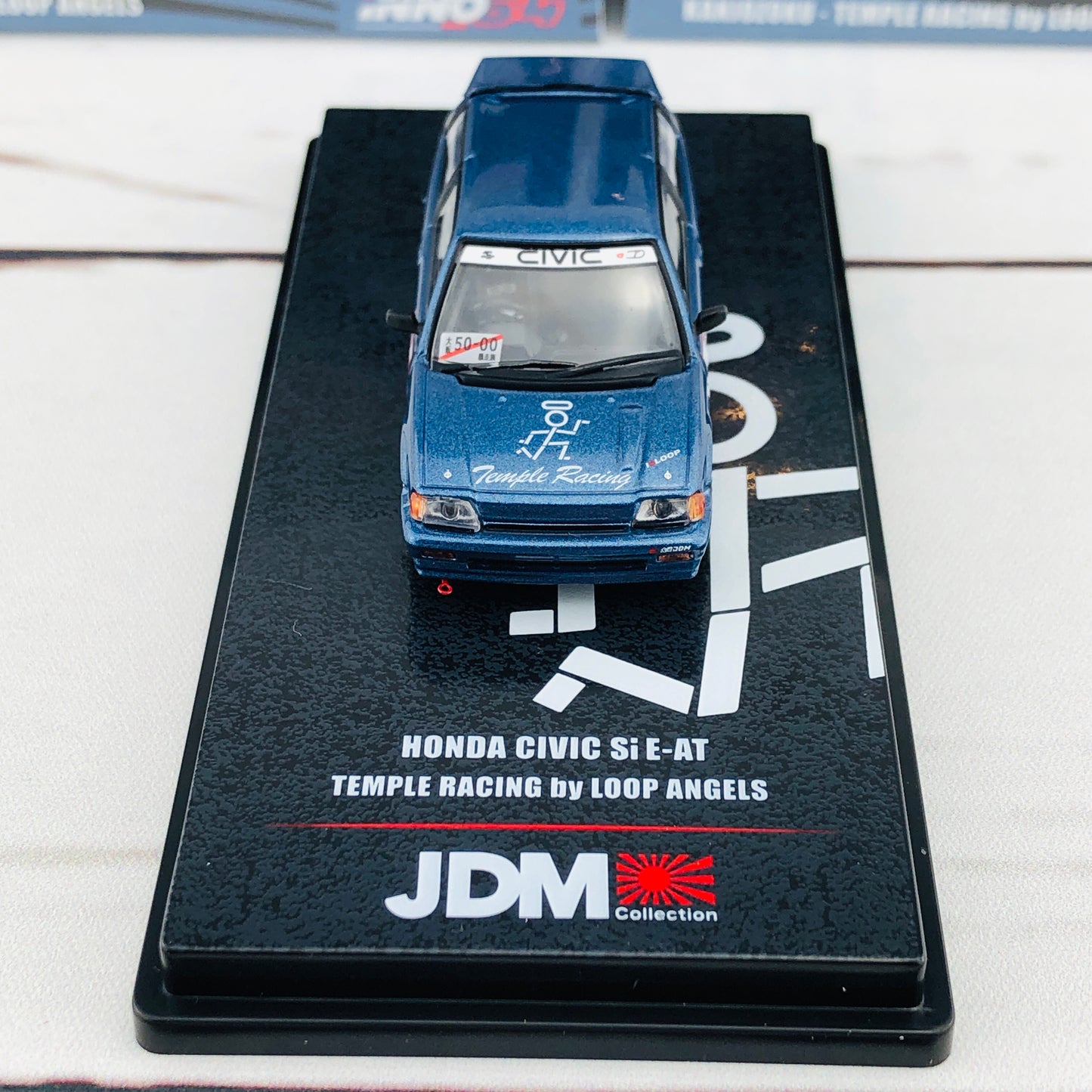 INNO64 JDM Collection HONDA CIVIC Si E-AT Kanjozoku - Temple Racing by Loop Angels IN64-EAT-JDM02
