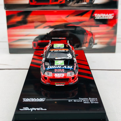 Tarmac Works 1/64 Toyota Supra D1 Grand Prix 2011 Max Orido T64-011-ADV