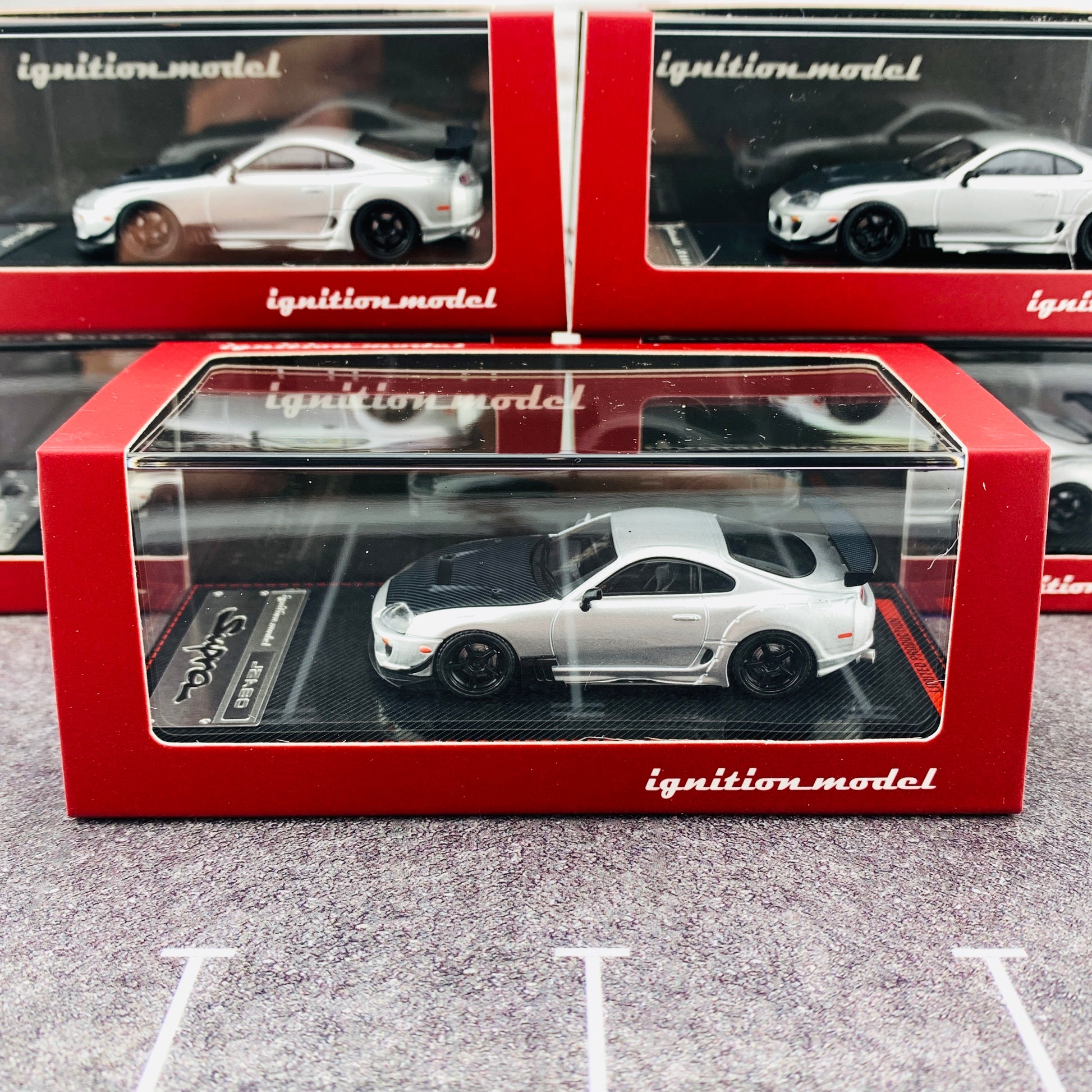 Ignition Model 1/64 Toyota Supra (JZA80) RZ Silver IG1861