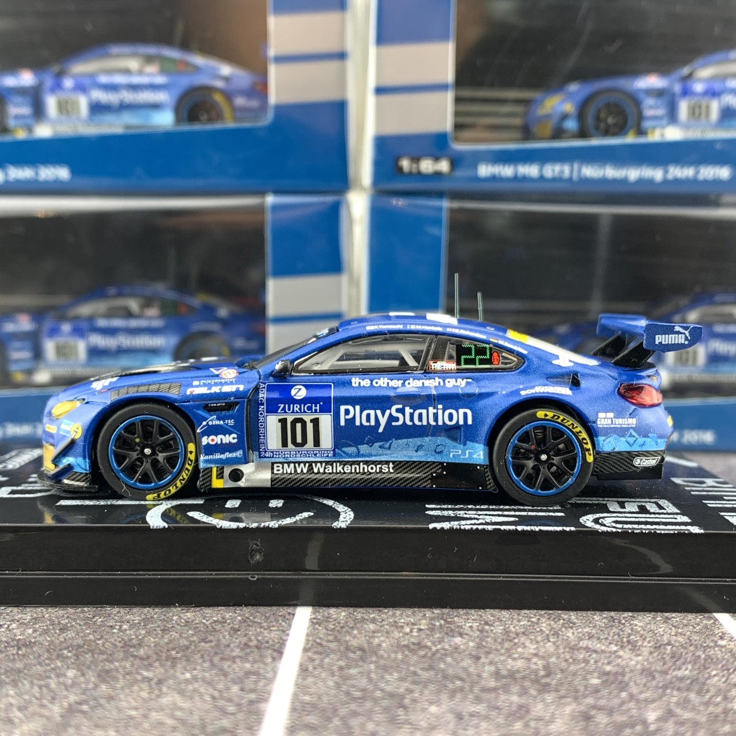Tarmac Works 1/64 BMW M6 GT3 Nürburgring 24H 2016 T64-020-16NUR101