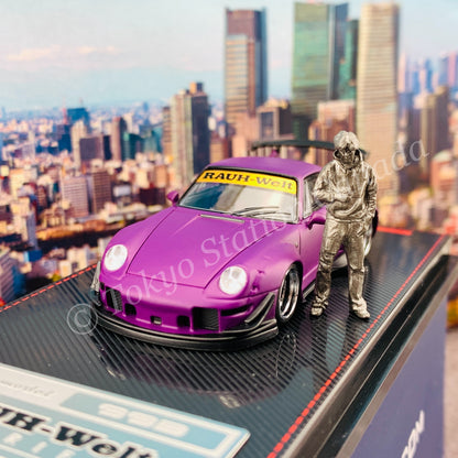 Ignition Model 1/64 RWB 993 Matte Purple With Mr. Nakai metal figurine IG2151