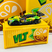 Tarmac Works 1/64 COLLAB64 Mercedes-AMG GT3 GT World Challenge Asia ESPORTS Championship 2020 Darryl O'Young with Metal Oil Can and Container T64-008-VLT