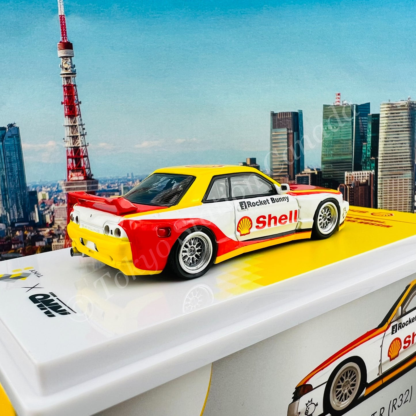 INNO64 1/64 NISSAN SKYLINE GT-R (R32) PANDEM ROCKET BUNNY "SHELL"  IN64-R32P-SHELL