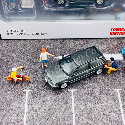 Tomytec Limited Vintage Neo 1/64 Diocolle 64 #02b Car wash 4543736314875