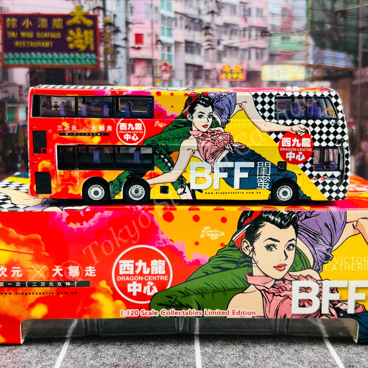 Model 1 1/120 Citybus ADL ENVIRO500 MMC 12m (Dragon Centre 西九龍中心) S33601 - 8465 TA1636 @ 經深水埗 102 (閨蜜)