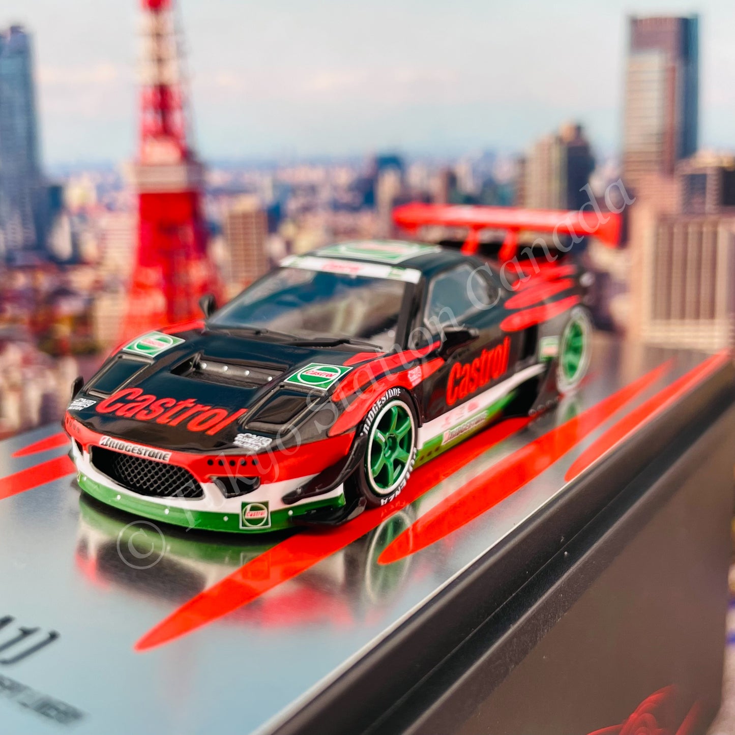 INNO64 1/64 NSX (NA1) ROCKET BUNNY V2 AERO "CASTROL" Concept Livery IN64-NSXP-CAS