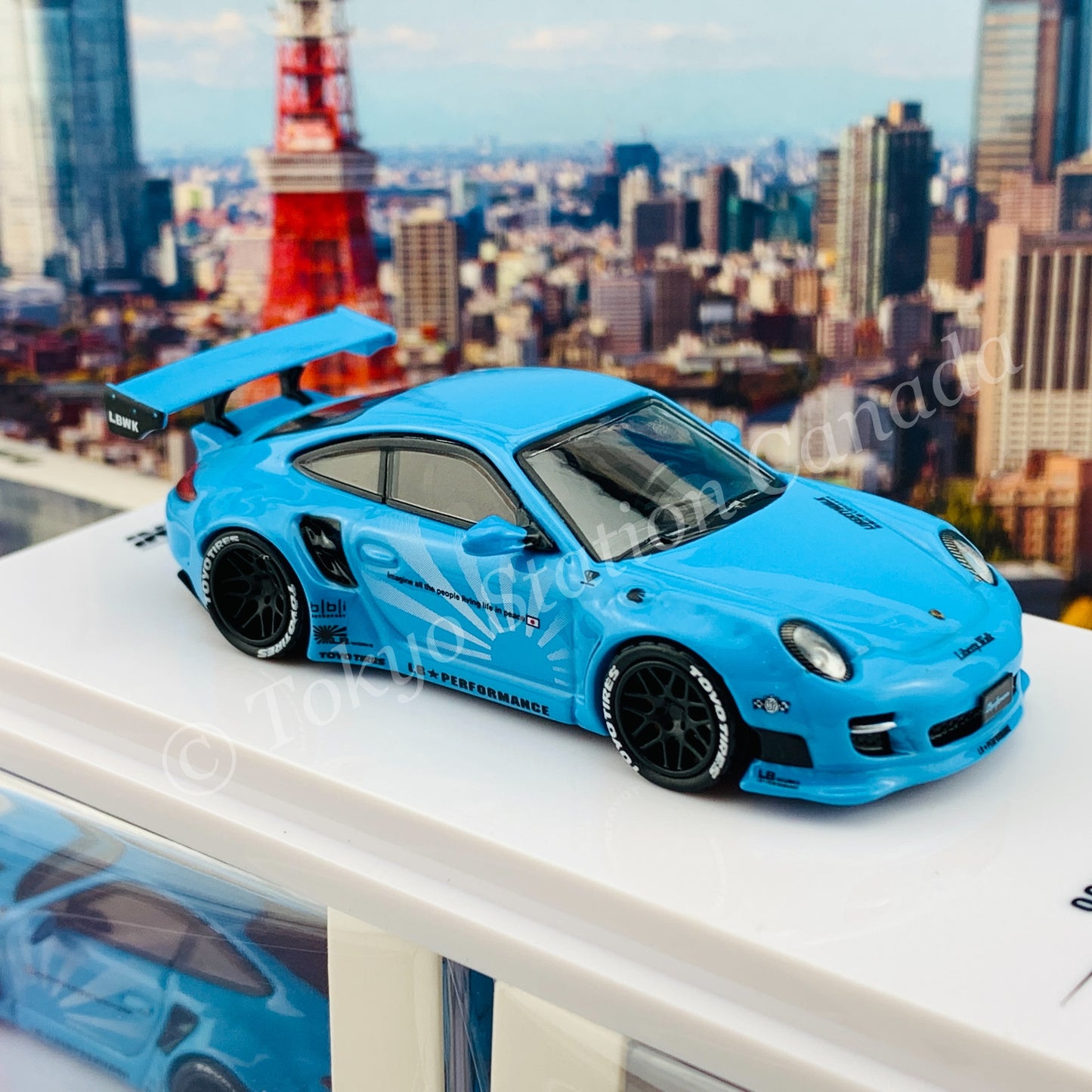 INNO64 1/64 997 LIBERTY WALK Baby Blue IN64-997LB-BBL