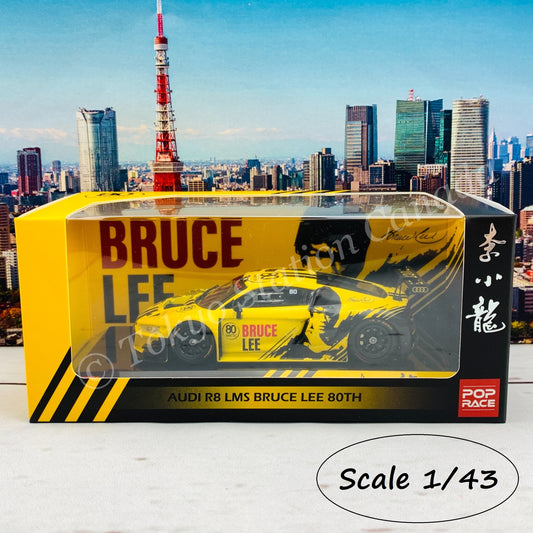 POPRACE 1/43 Audi R8 LMS Bruce Lee 80TH PR43-R8LMS-BL80