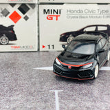 MINI GT 1/64 Honda Civic Type R (FK8) Crystal Black Modulo Edition Malaysian Exclusive RHD MGT00011-R