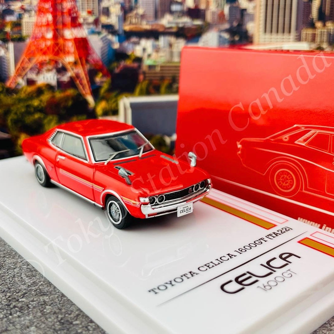 INNO64 1/64 TOYOTA CELICA 1600 GT (TA22) Red IN64-1600GT-RED