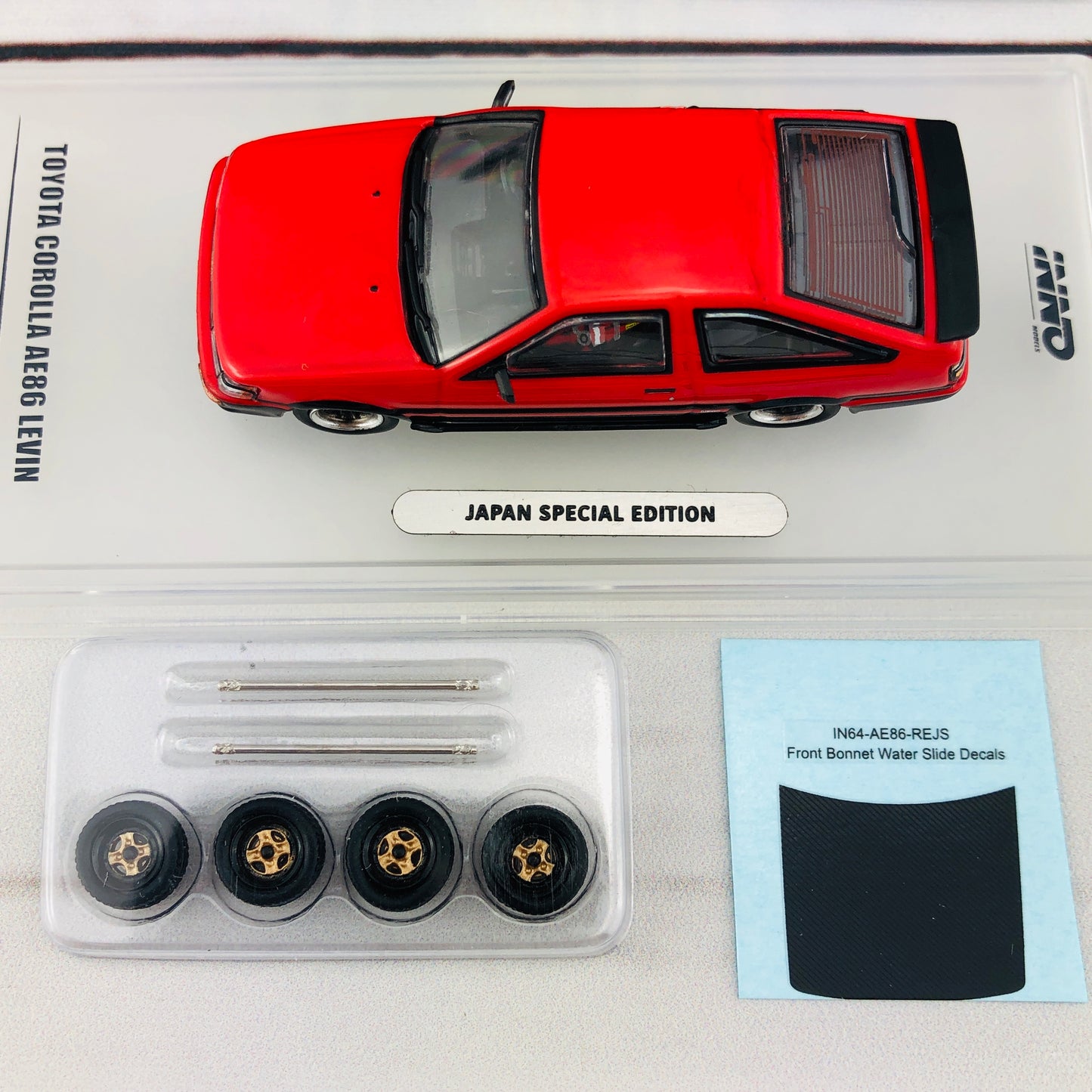 INNO64 TOYOTA COROLLA AE86 LEVIN Japan Special Edition IN94-AE86-REJS