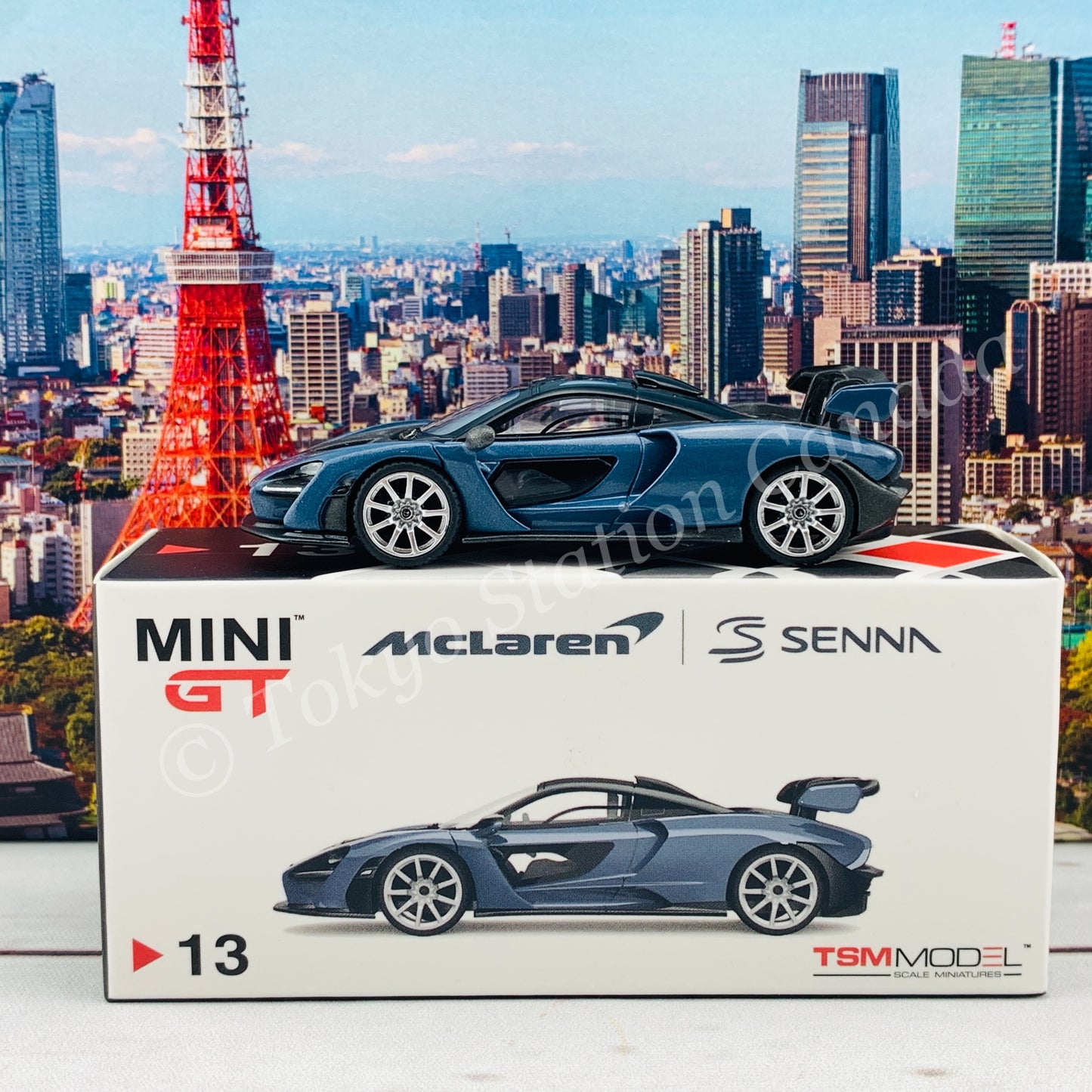 MINI GT McLaren Senna Victory Grey - RHD MGT00013-R