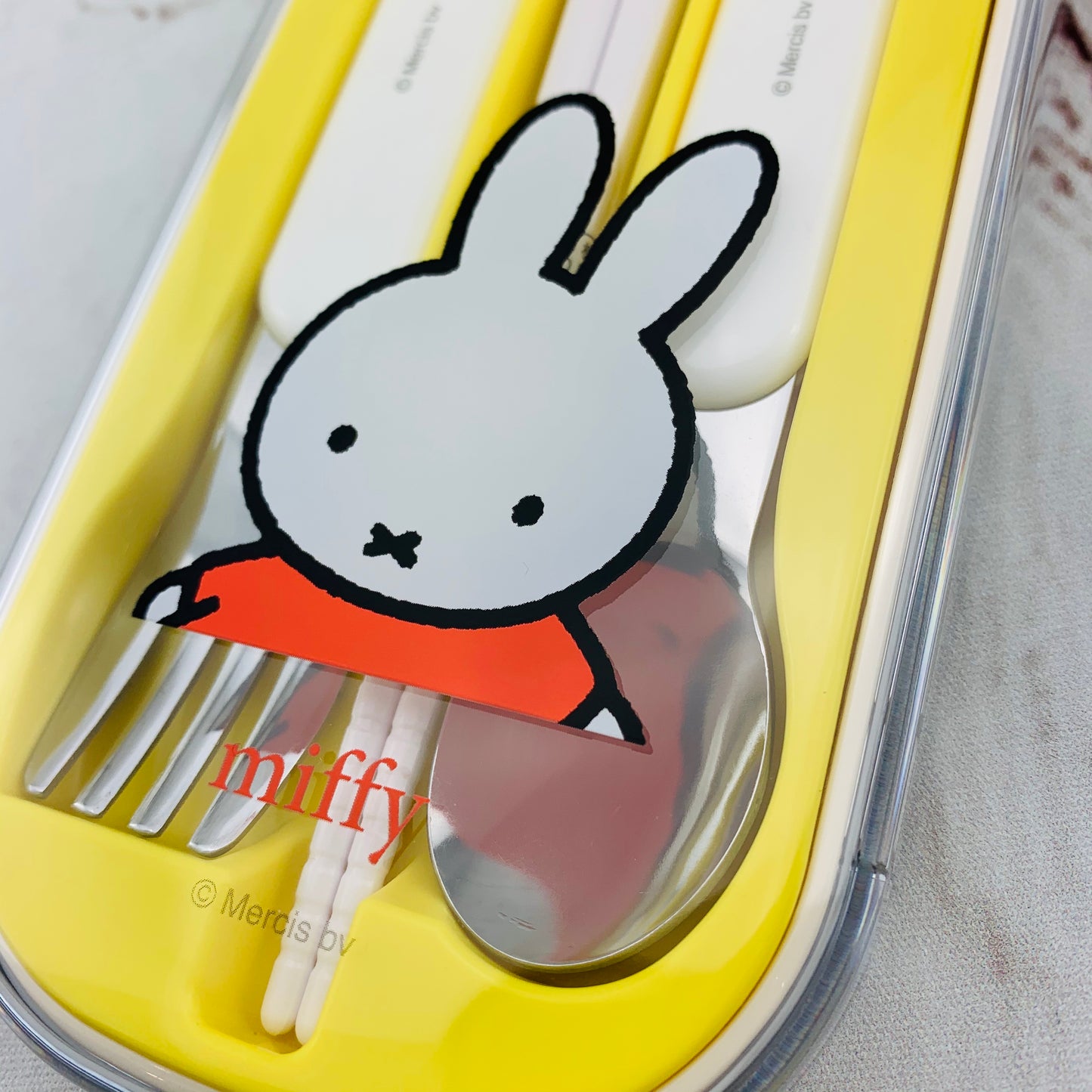 miffy fork, spoon and chopsticks set MF529-1350