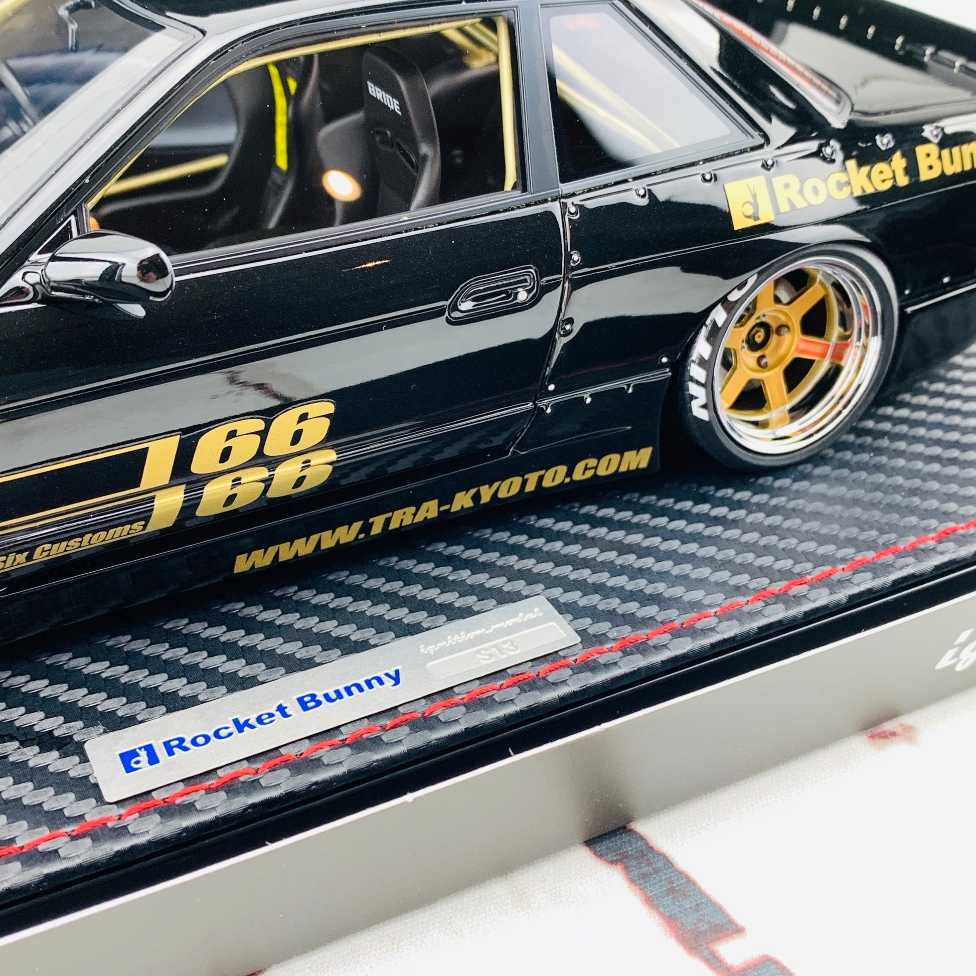 Ignition Model 1/18 Rocket Bunny Nissan S13 V1 Black IG1131