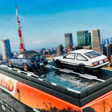 MODELER'S 1/64Initial D Set Vol.7 Takumi Fujiwara Trueno (AE86) & Toshiya Shiroshima S2000 MD64207