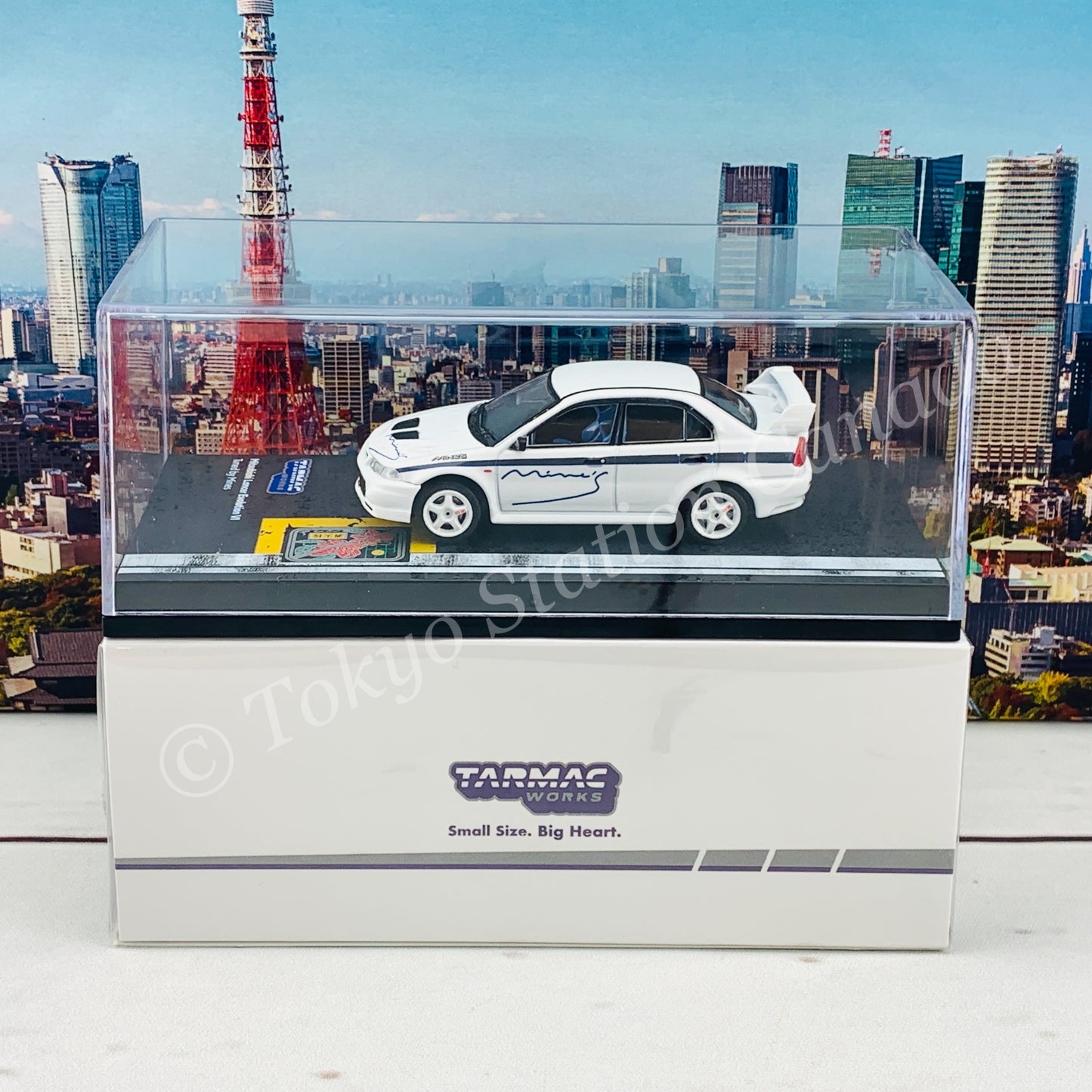 Tarmac Works ROAD64 1/64 Mitsubishi Lancer Evolution VI Tuned by Mine's T64R-021-MNE