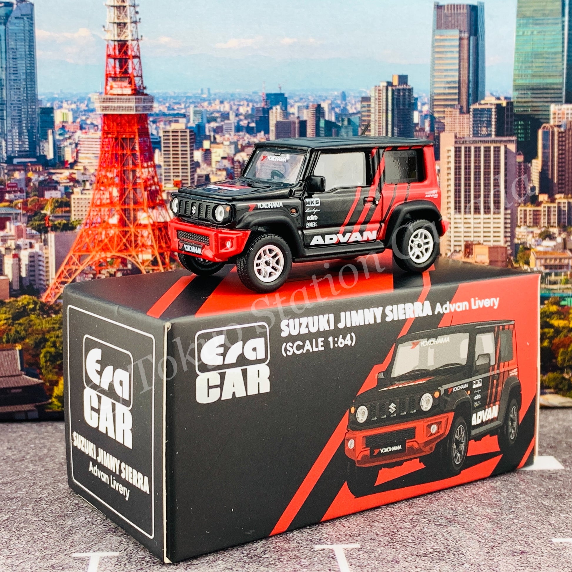 ERA CAR 1/64 Suzuki Jimny SIERRA Advan Livery SU20JSUSP36