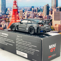 MINI GT 1/64 LB-Silhouette WORKS GT NISSAN 35GT-RR Ver.1 Matte Black RHD MGT00169-R