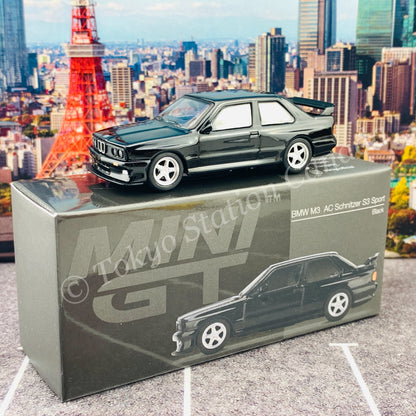 MINI GT 1/64 BMW M3 AC Schnitzer S3 Sport Black LHD MGT00119-L