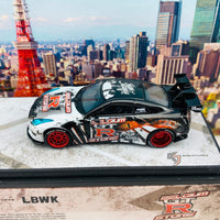 KJ MINIATURES 1/64 LBWK Nissan GTR R35 Belgium GTR Store Edition Godzilla KJ64002BG