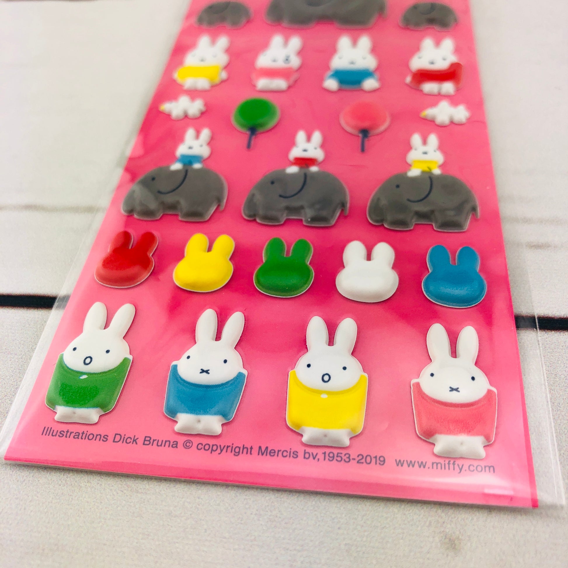 miffy Marshmallow Sticker by sqaure S19BMSP (Pink)