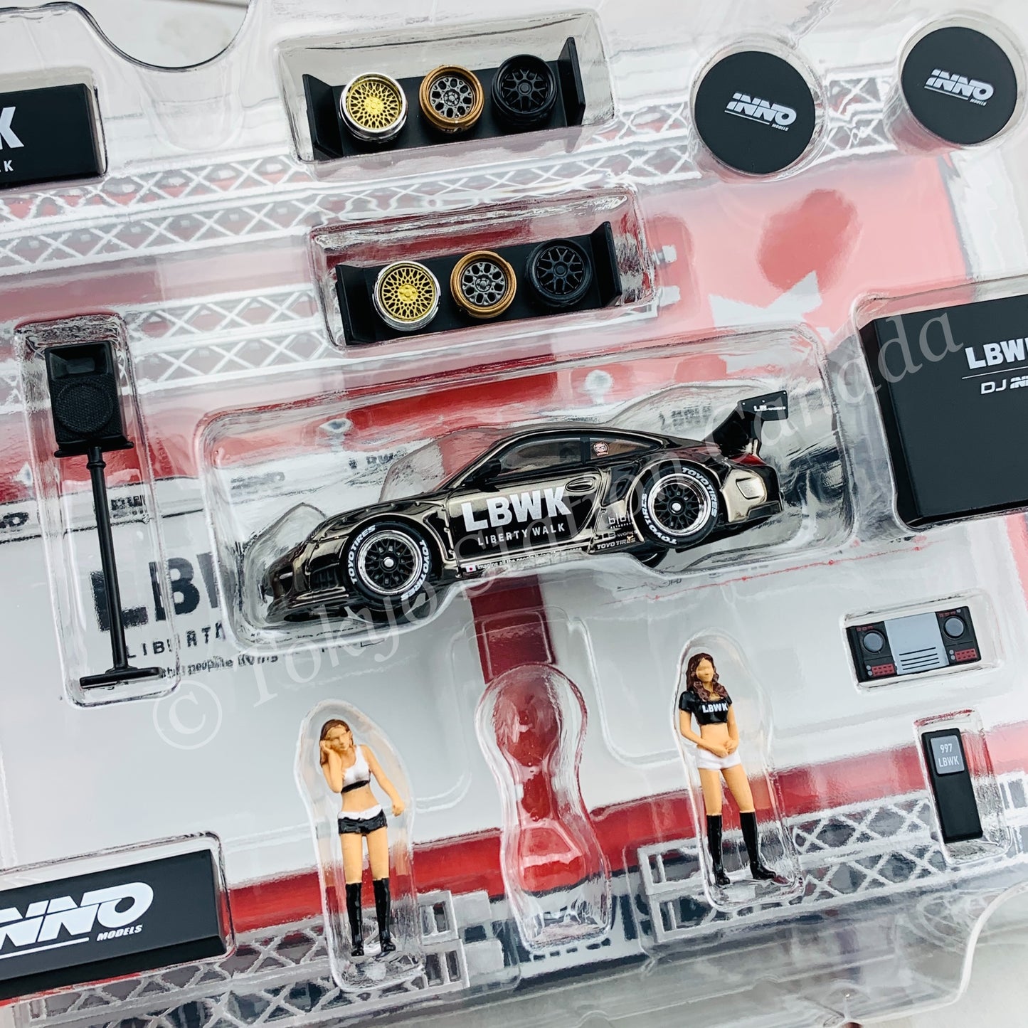 DIO64 by INNO 1/64 LBWK Auto Salon Diorama Included 997 LBWK DIO64-001SP "HONG KONG TOYCAR SHOW 2021 SPECIAL EDITION"