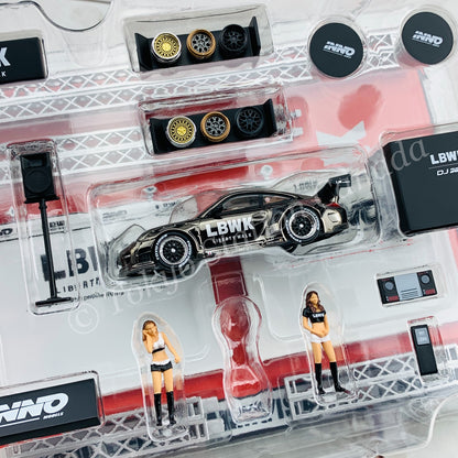 DIO64 by INNO 1/64 LBWK Auto Salon Diorama Included 997 LBWK DIO64-001SP "HONG KONG TOYCAR SHOW 2021 SPECIAL EDITION"