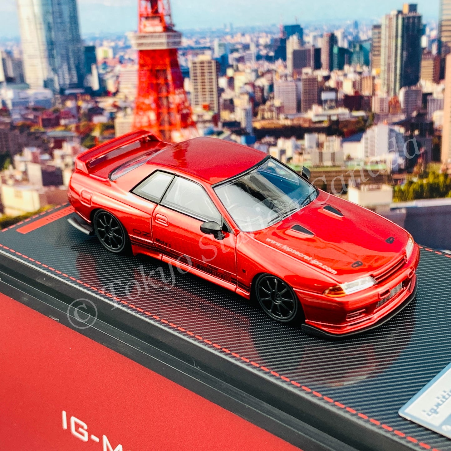 Ignition Model 1/64 TOP SECRET GT-R (VR32) Red Metallic IG2392