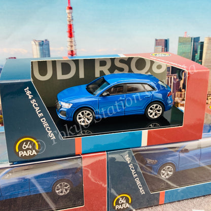 PARA64 1/64 Audi RS Q8 Turbo Blue LHD PA-55175