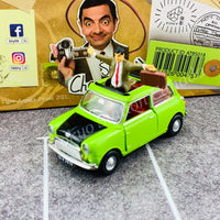 TINY 微影 Mr Bean's MINI Set ( Sunroof open Mini cooper + Mr Bean's Figure with suitcase) LHD ATBS018